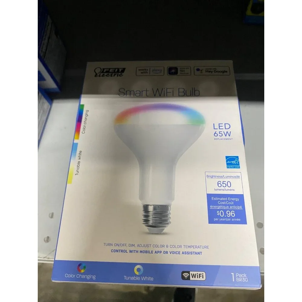 AURH Electric Smart Wifi Color Changing & Dimmable Automated LED Light Bulb NWB